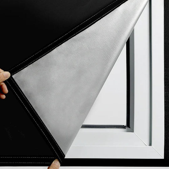 Adhesive Blackout Sun Blocking Window Cover Shade