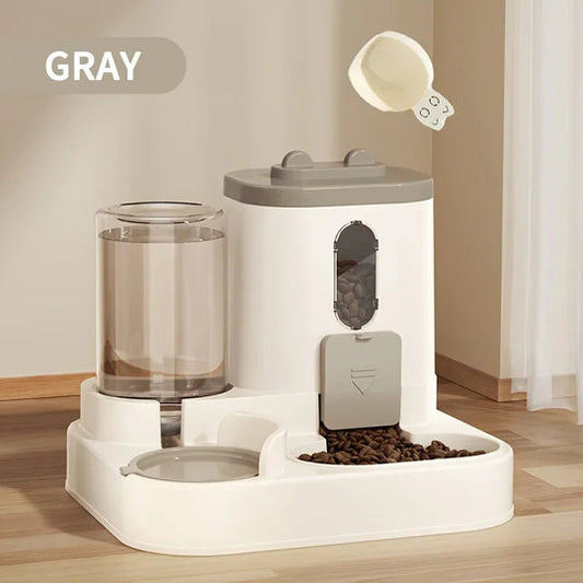 2 in 1 Dog and Cat Feeder with Water Dispenser