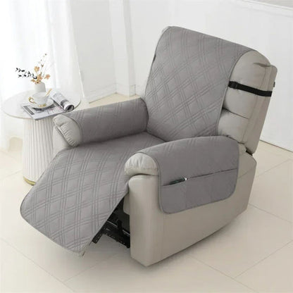 Waterproof Quilted Recliner Arm Chair Slip Cover